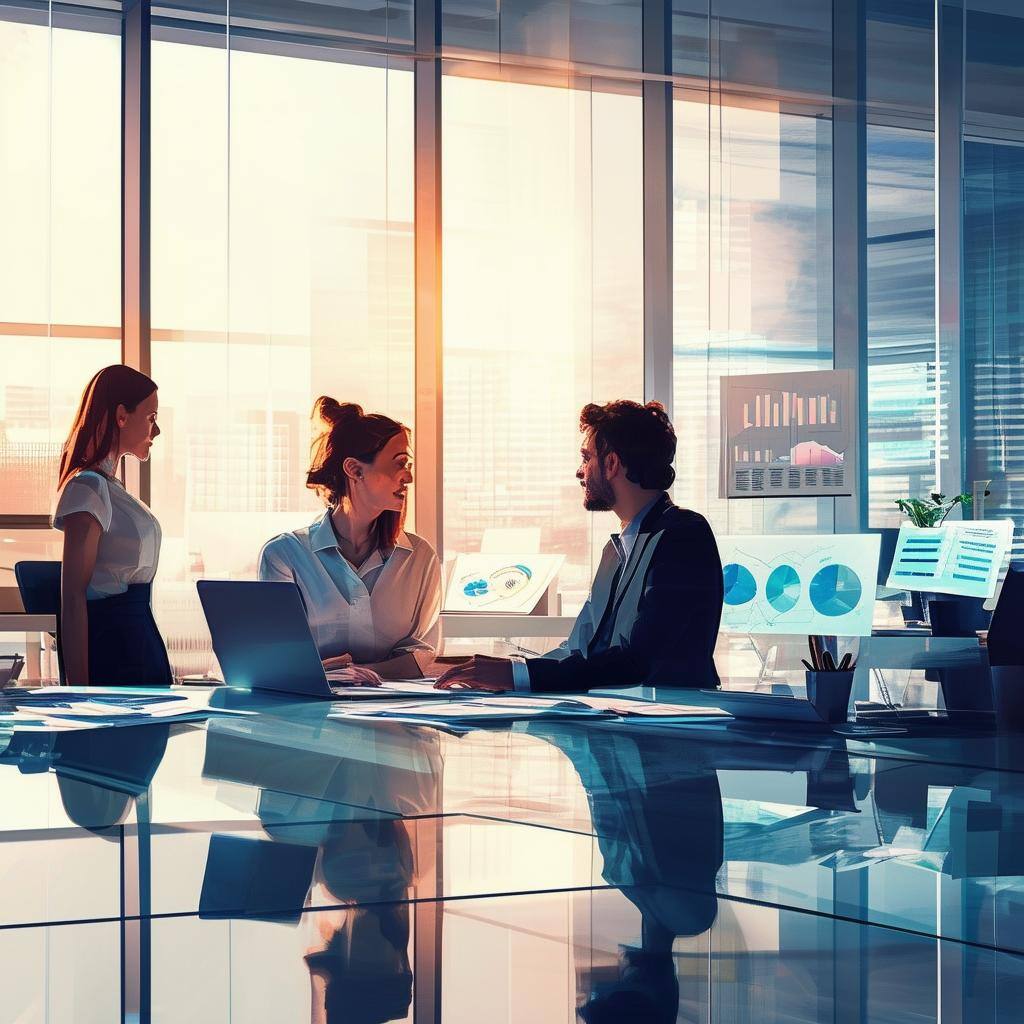 People working collaboratively with CFO Dynamics